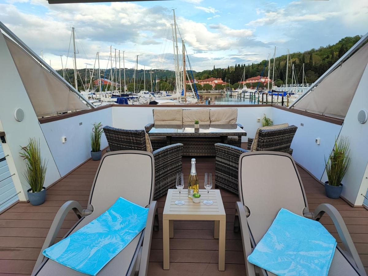 Sea Lux Floating House Ajda Portorose Villa Exteriör bild