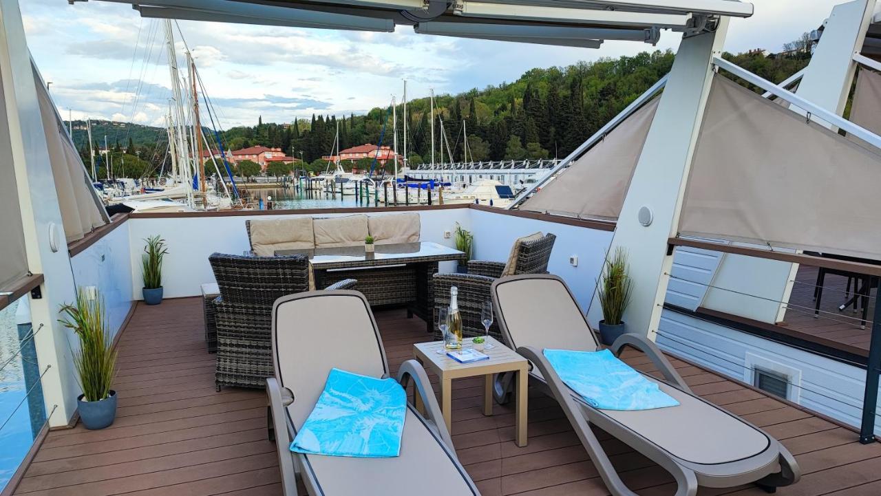 Sea Lux Floating House Ajda Portorose Villa Exteriör bild